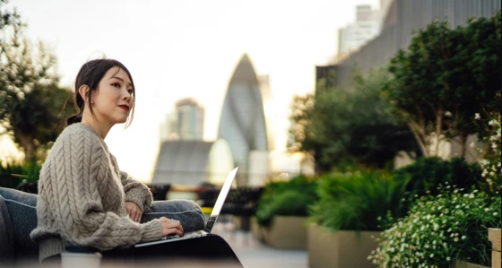 Woman in London
