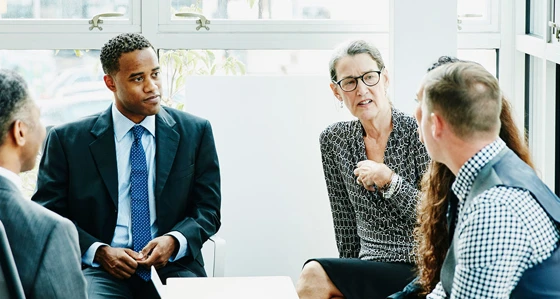 Professionals having a meeting